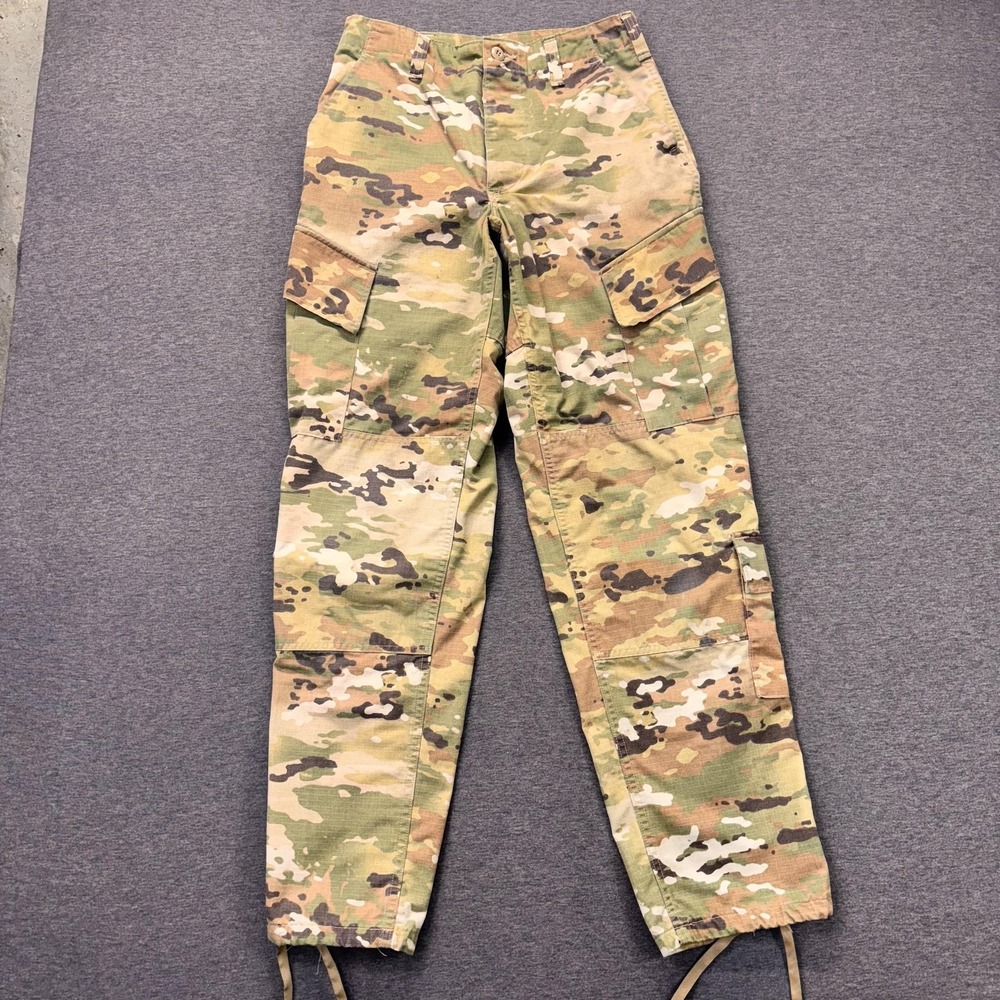 US Army ACU BDU Pants Mens 30x32 OCP Multicam Camo Cargo Ripstop Nylon Issue